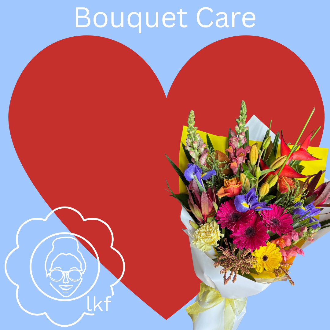 Flower arrangement by Laura King Flowers