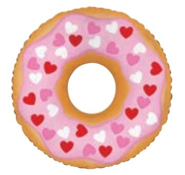 Balloon 10.5in - Air Filled on Stick - Donut Shaped image 0