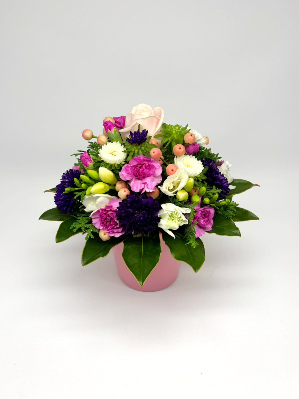 Little Pink Flower Arrangement (in Pot) image 0