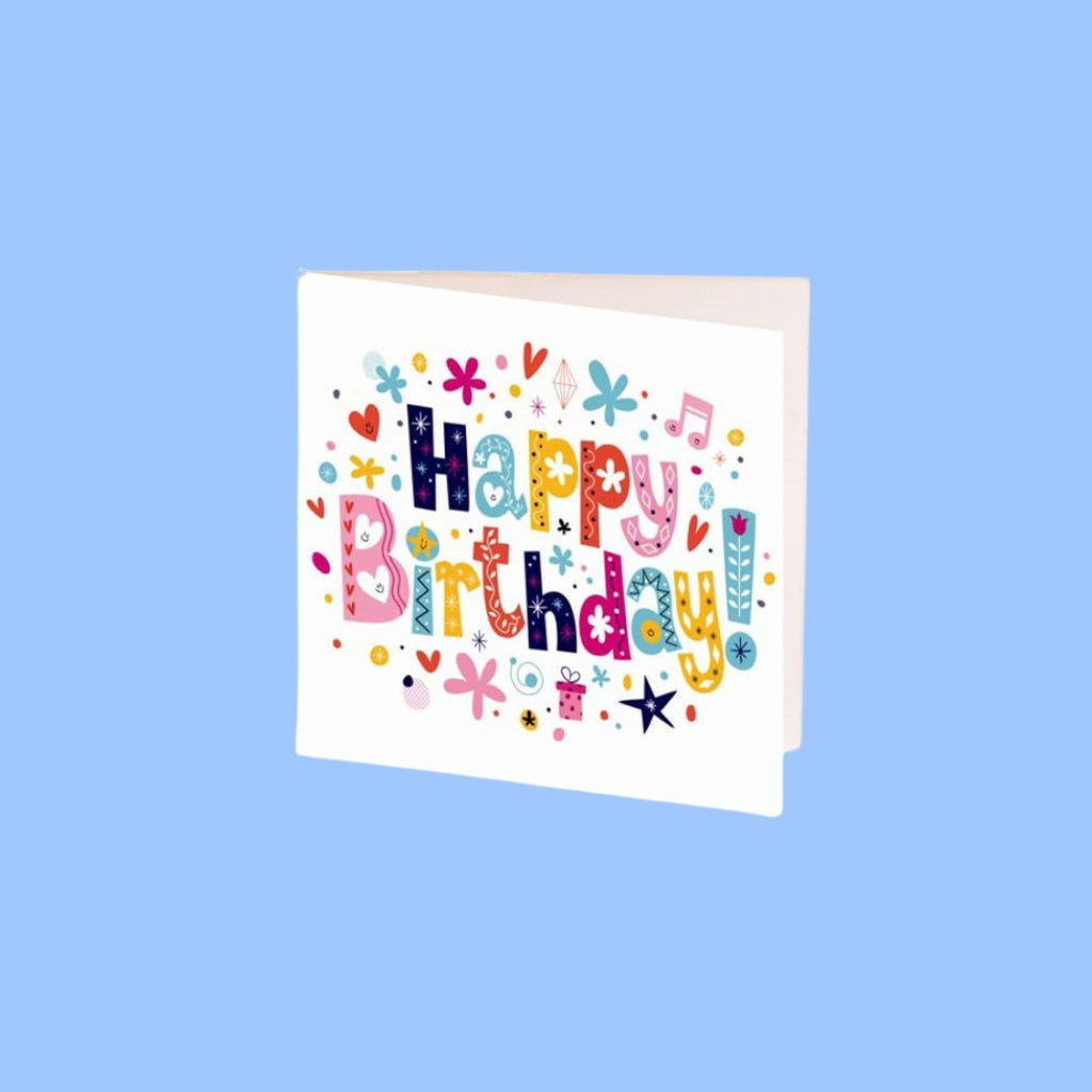 Card Happy Birthday 7cm