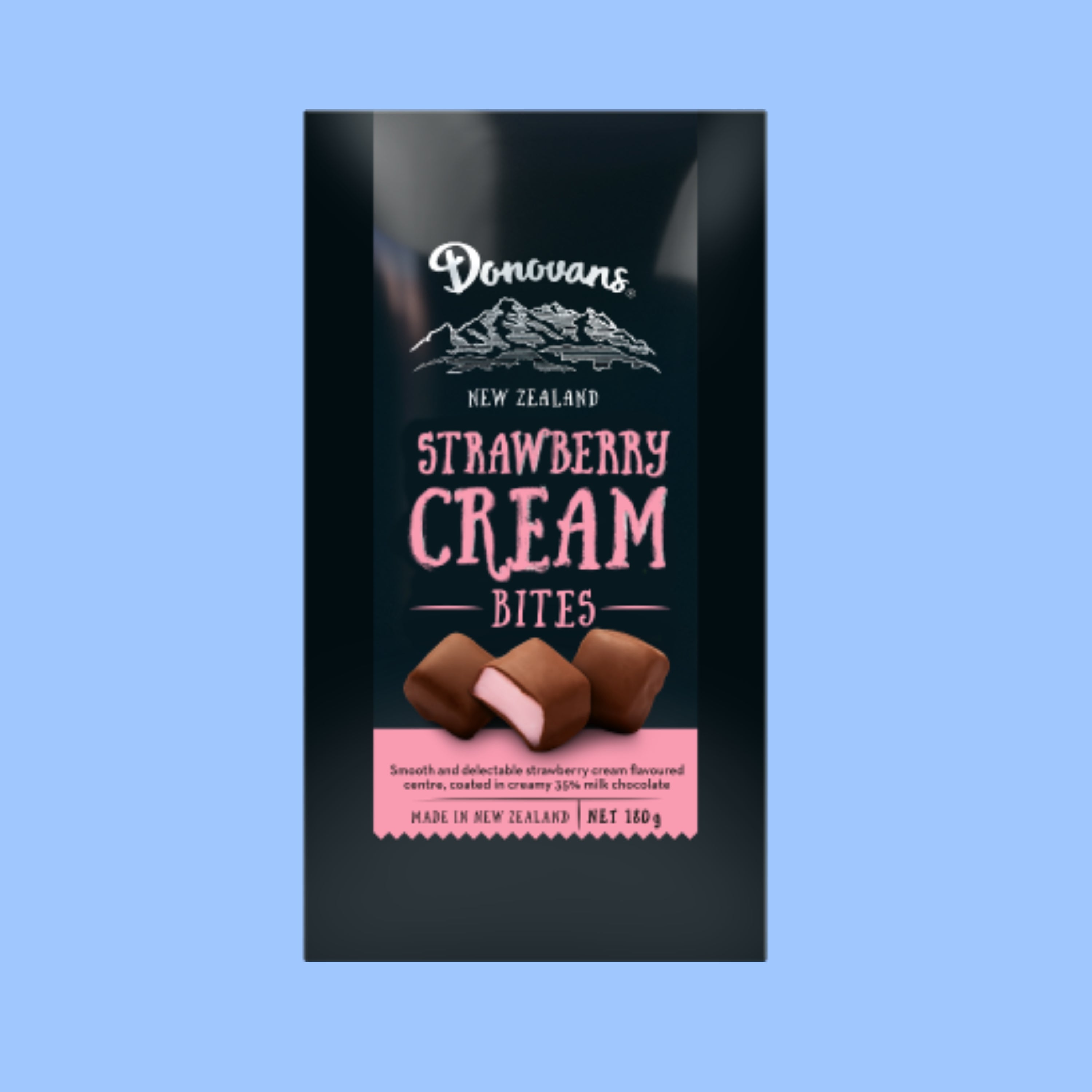 Donovans Stawberry Cream Bites 180g
