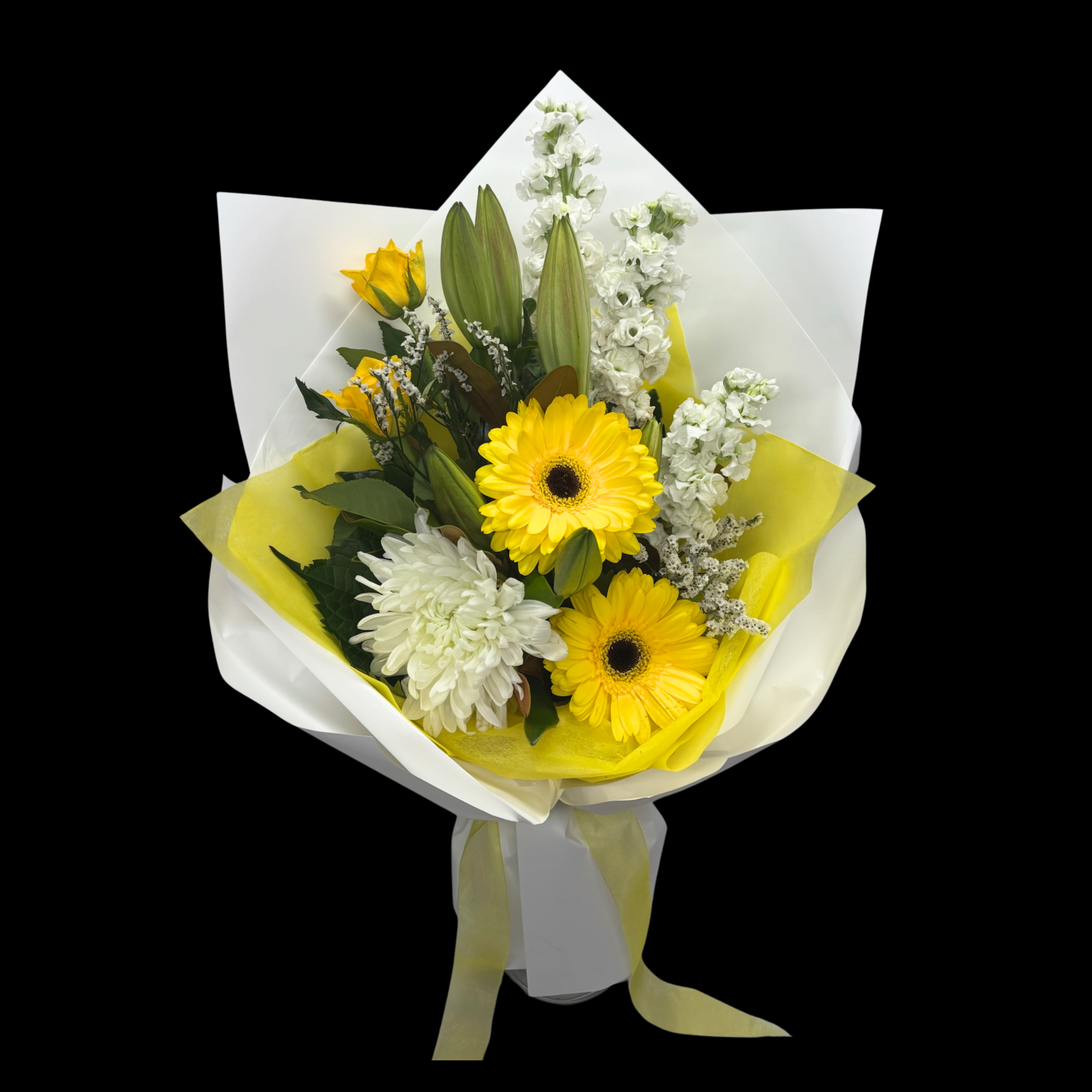 Yellow & White Bouquet image 1